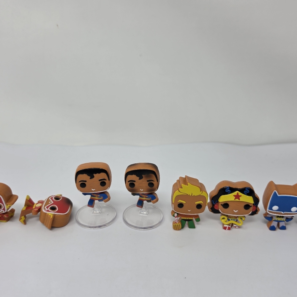 DC Comics Funko Pop! Gingerbread Figures Superman Batman Flash Wonder Woman